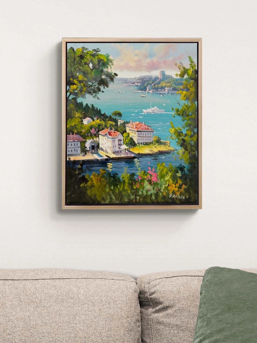 Boğazın Huzuru Yağlı Boya Tablosu