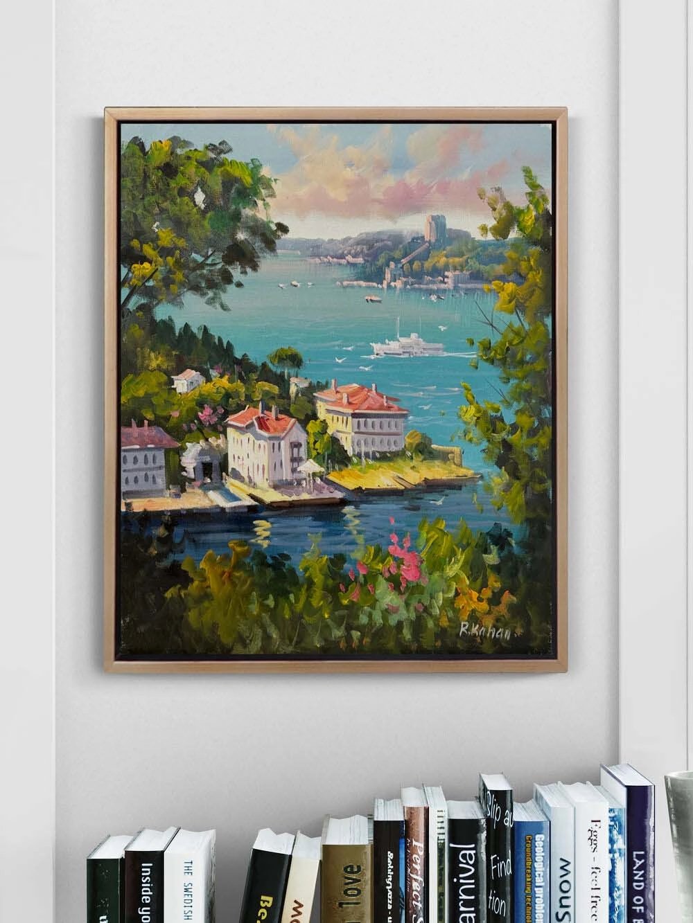 Boğazın Huzuru Yağlı Boya Tablosu