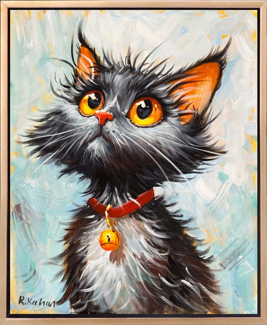 Masum Gözler Yağlı Boya Tablosu