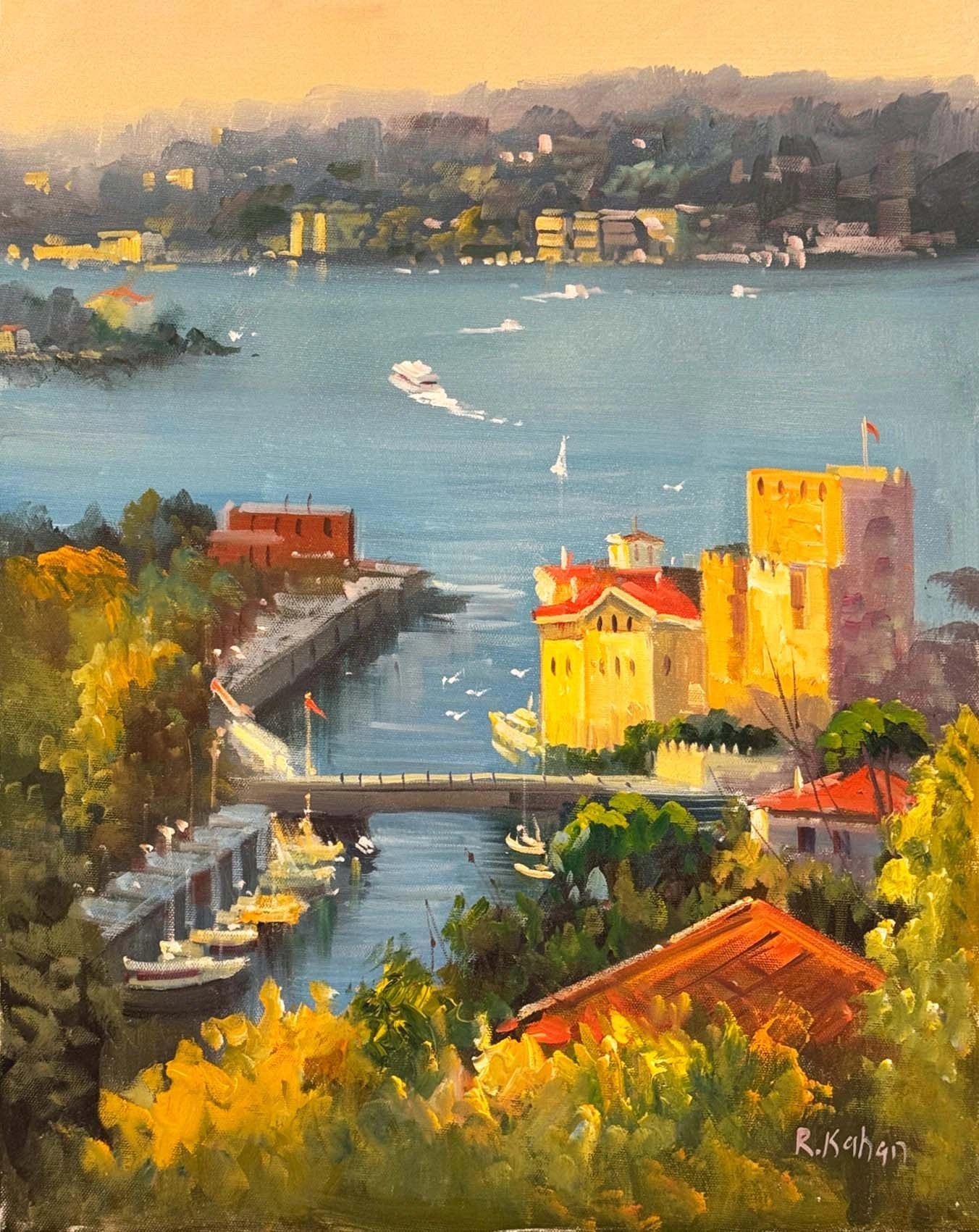 Zamansız İstanbul Yağlı Boya Tablosu