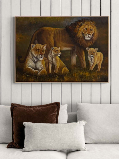 Aslanın Mirası Yağlı Boya Tablosu