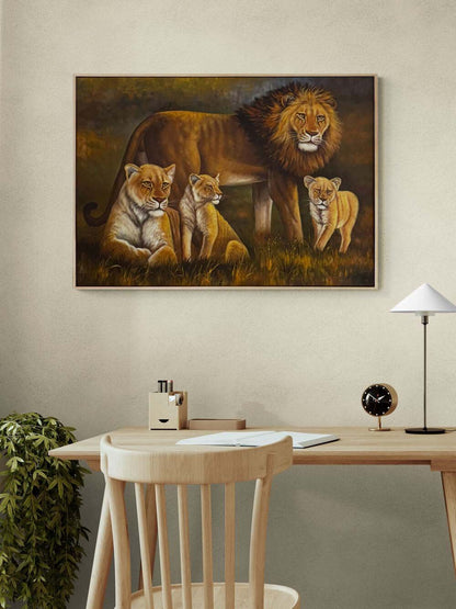 Aslanın Mirası Yağlı Boya Tablosu