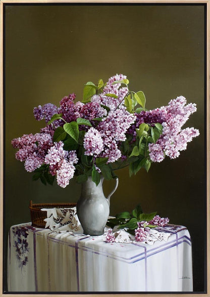 Leylakların Ahengi Siparişe Özel Yağlı Boya Tablo