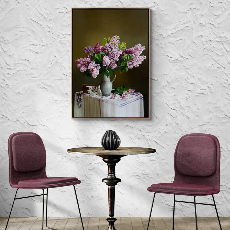 Leylakların Ahengi Siparişe Özel Yağlı Boya Tablo