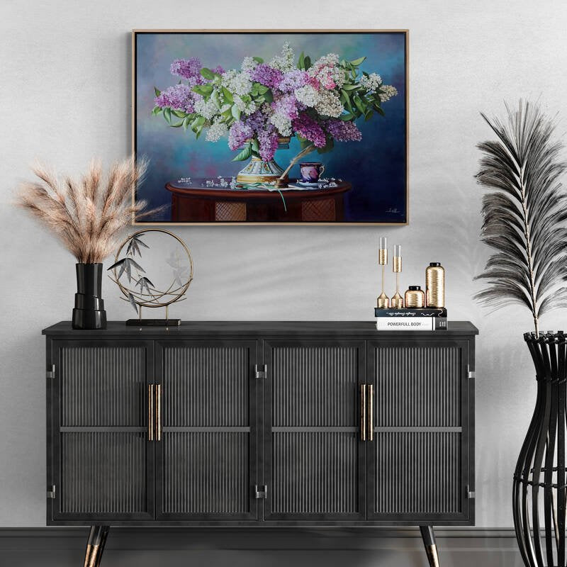 Leylaklarla Dolu Vazo Siparişe Özel Yağlı Boya Tablo