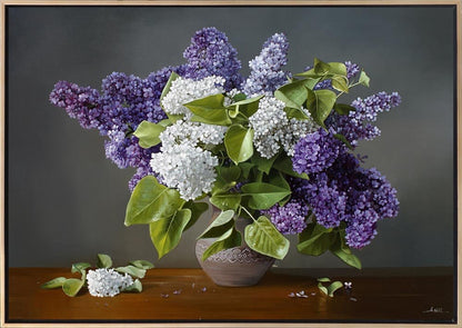 Leylakların Büyüsü Siparişe Özel Yağlı Boya Tablo