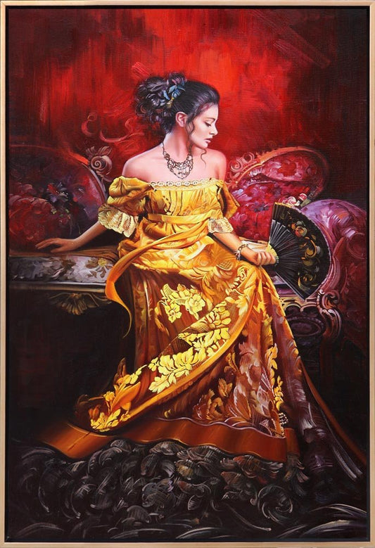 Zarif Detaylar Siparişe Özel Yağlı Boya Tablo