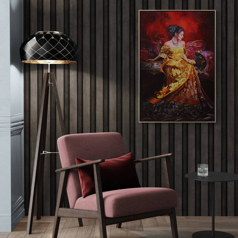 Zarif Detaylar Siparişe Özel Yağlı Boya Tablo