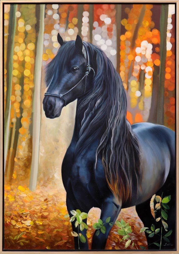 Siyah İnci Siparişe Özel Yağlı Boya Tablo