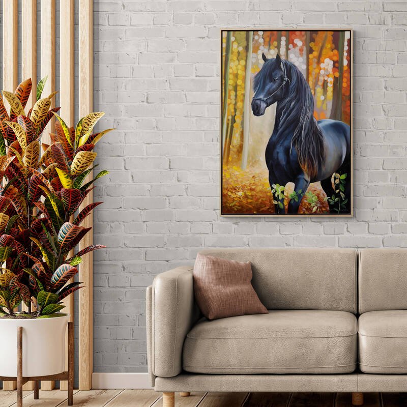 Siyah İnci Siparişe Özel Yağlı Boya Tablo