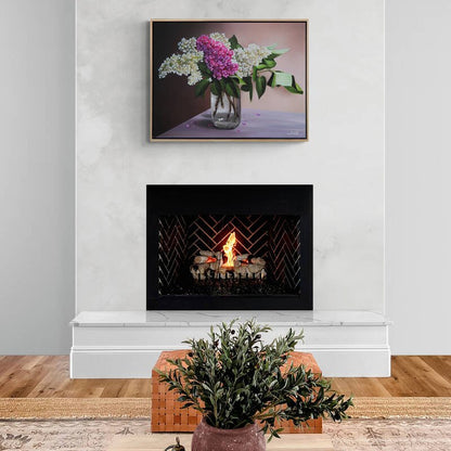 Cam Vazoda Leylaklar Siparişe Özel Yağlı Boya Tablo