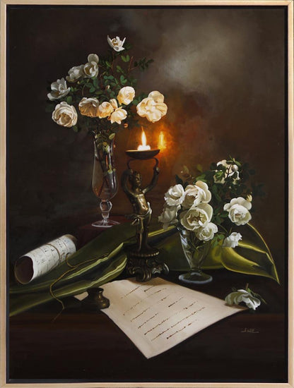 Işıltılı Yansımalar Siparişe Özel Yağlı Boya Tablo