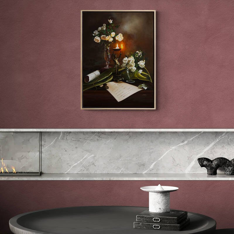 Işıltılı Yansımalar Siparişe Özel Yağlı Boya Tablo