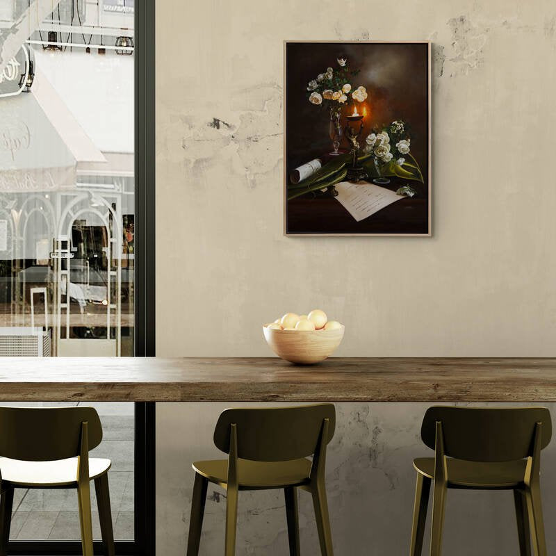 Işıltılı Yansımalar Siparişe Özel Yağlı Boya Tablo