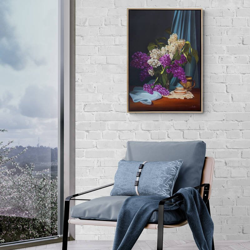 Leylakların Sırrı Siparişe Özel Yağlı Boya Tablo