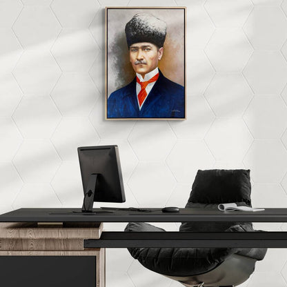 Ulusun Önderi Siparişe Özel Yağlı Boya Tablo