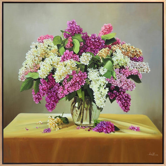 Leylakların Güzelliği Siparişe Özel Yağlı Boya Tablo