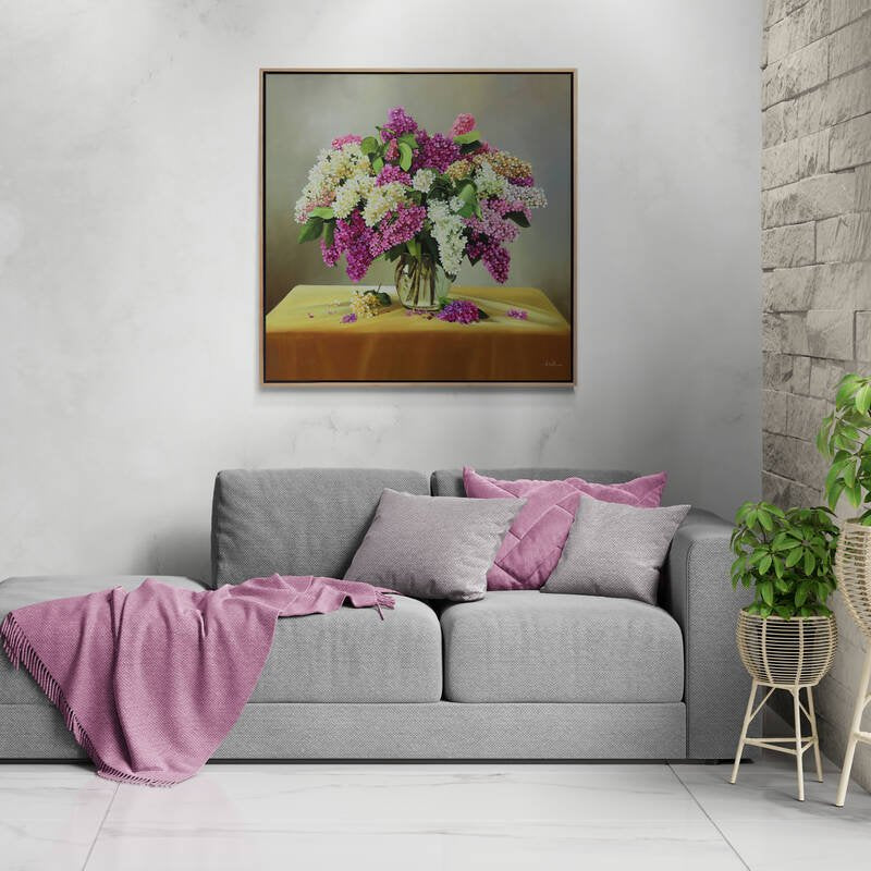 Leylakların Güzelliği Siparişe Özel Yağlı Boya Tablo