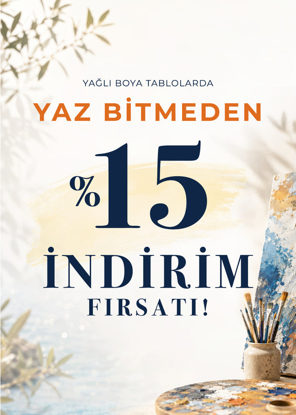 yüzde 15 indirim