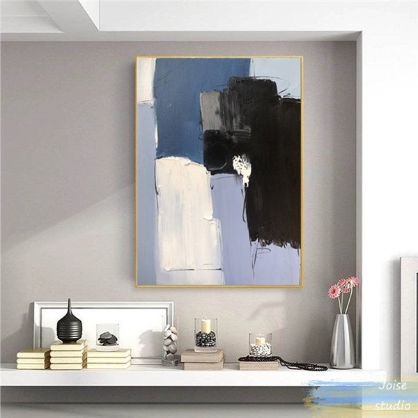 Modern Minimalist Desen Siparişe Özel Soyut Yağlı Boya Tablo