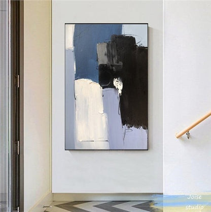 Modern Minimalist Desen Siparişe Özel Soyut Yağlı Boya Tablo