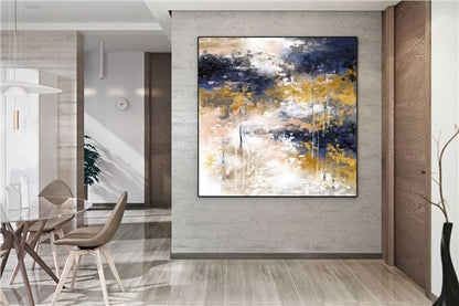Çağdaş Renkler Siparişe Özel Soyut Yağlı Boya Tablo