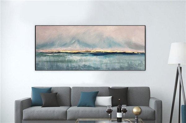 Gri Varak Siparişe Özel Soyut Yağlı Boya Tablo