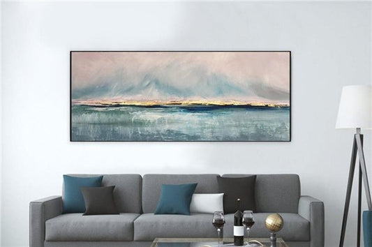 Gri Varak Siparişe Özel Soyut Yağlı Boya Tablo