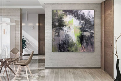 Yansımalar Siparişe Özel Soyut Yağlı Boya Tablo