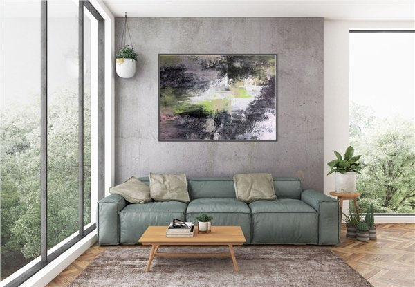 Yansımalar Siparişe Özel Soyut Yağlı Boya Tablo