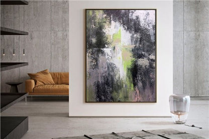 Yansımalar Siparişe Özel Soyut Yağlı Boya Tablo