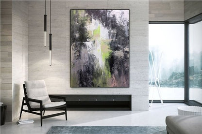 Yansımalar Siparişe Özel Soyut Yağlı Boya Tablo