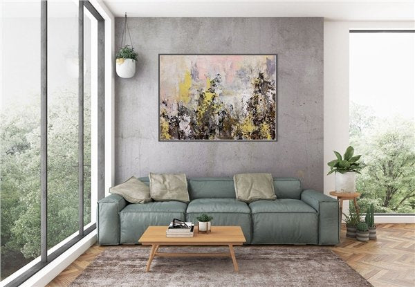 Çağdaş ve Varak Siparişe Özel Soyut Yağlı Boya Tablo