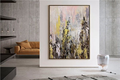 Çağdaş ve Varak Siparişe Özel Soyut Yağlı Boya Tablo