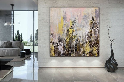 Çağdaş ve Varak Siparişe Özel Soyut Yağlı Boya Tablo