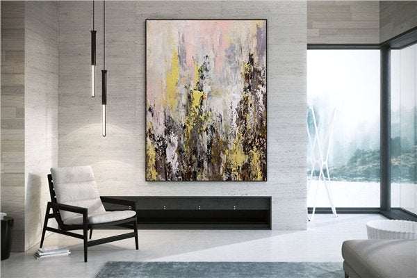 Çağdaş ve Varak Siparişe Özel Soyut Yağlı Boya Tablo