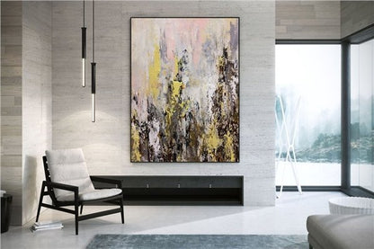 Çağdaş ve Varak Siparişe Özel Soyut Yağlı Boya Tablo