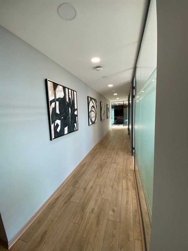 Lacivert Minimal Siparişe Özel Soyut Yağlı Boya Tablo