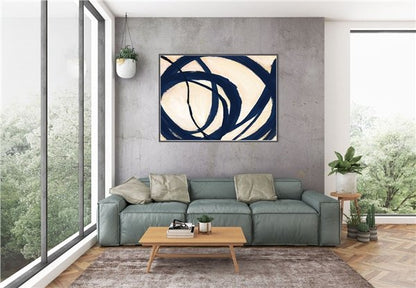 Minimal Çağdaş Siparişe Özel Soyut Yağlı Boya Tablo