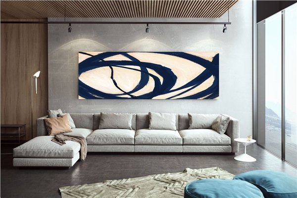 Minimal Çağdaş Siparişe Özel Soyut Yağlı Boya Tablo