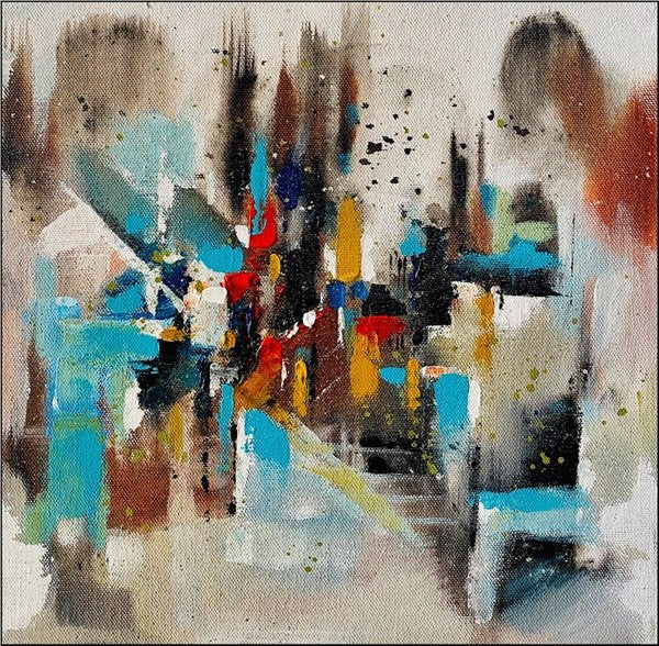 Minimalist Çağrışımlar Siparişe Özel Soyut Yağlı Boya Tablo