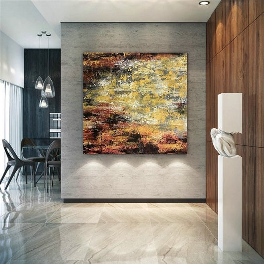 İskandinav Siparişe Özel Soyut Yağlı Boya Tablo