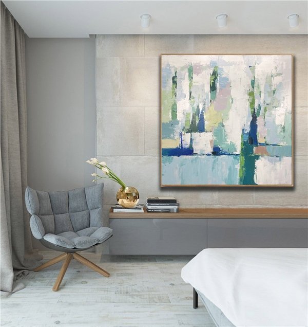 Modern Minimalist Siparişe Özel Soyut Yağlı Boya Tablo