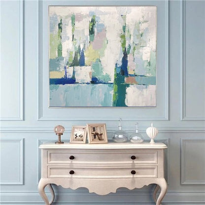 Modern Minimalist Siparişe Özel Soyut Yağlı Boya Tablo