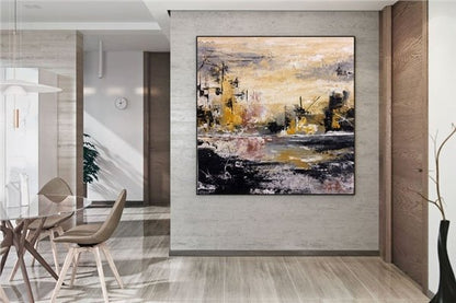 Doğa Siparişe Özel Soyut Yağlı Boya Tablo