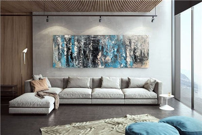Modern Akış Siparişe Özel Soyut Yağlı Boya Tablo