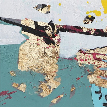 Formların Oyunu Yağlı Boya Tablosu