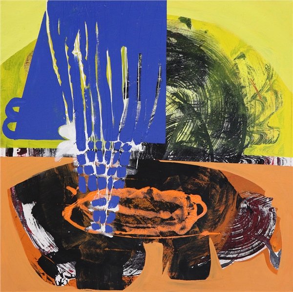 Soyut Zamanlar Yağlı Boya Tablosu