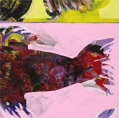 Soyut Deniz Hikayesi Yağlı Boya Tablosu