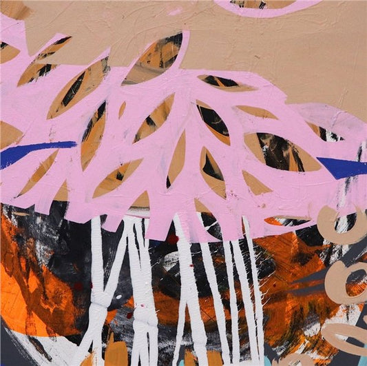 Formların Ritmi Yağlı Boya Tablosu